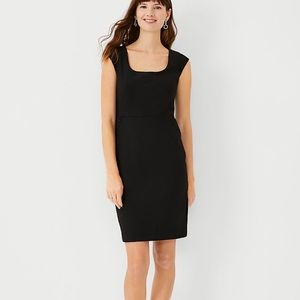 Ann Taylor Scoop Neck Dress in Bi-Stretch